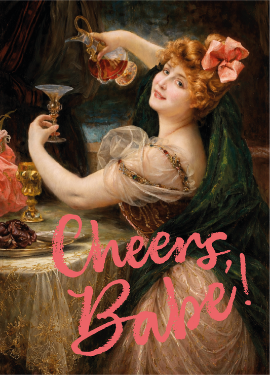 Cheers, babe! - kaart