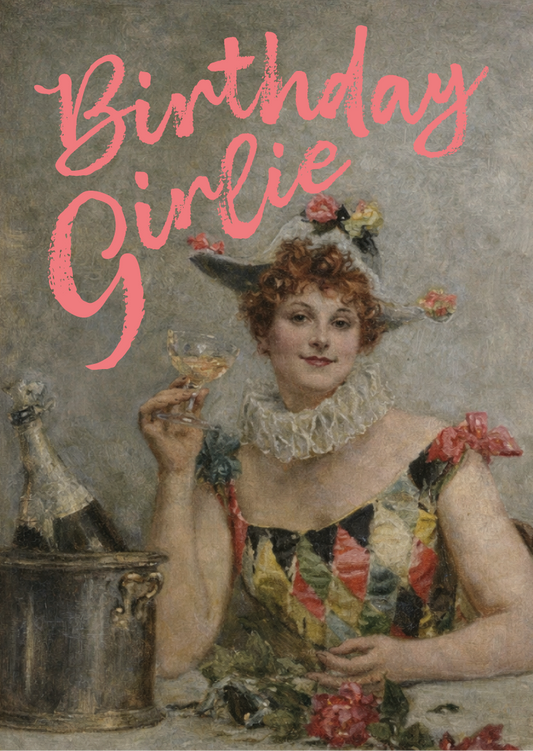 Birthday Girlie - kaart