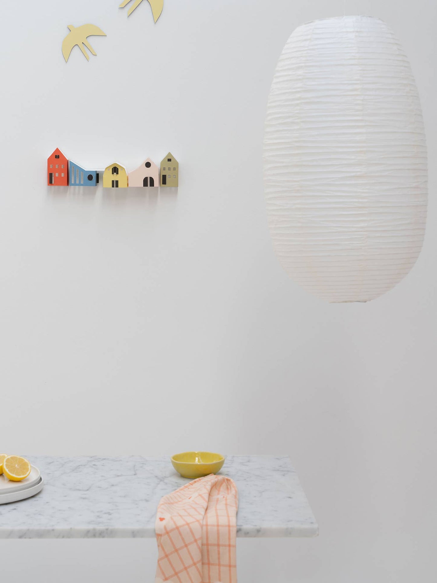 NOOK papieren tiny houses - bright, set van 5 
