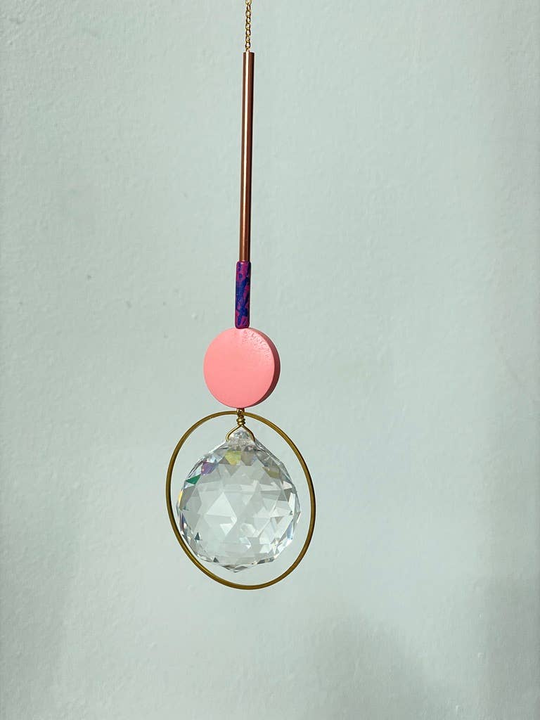Suncatcher Disc/ Lichtvanger / Raamkristal / Prisma - Disc
