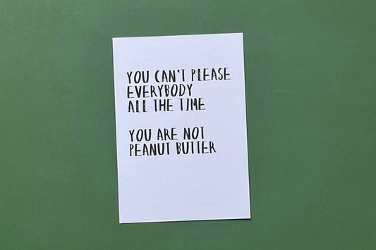 Quoteprent | Peanutbutter