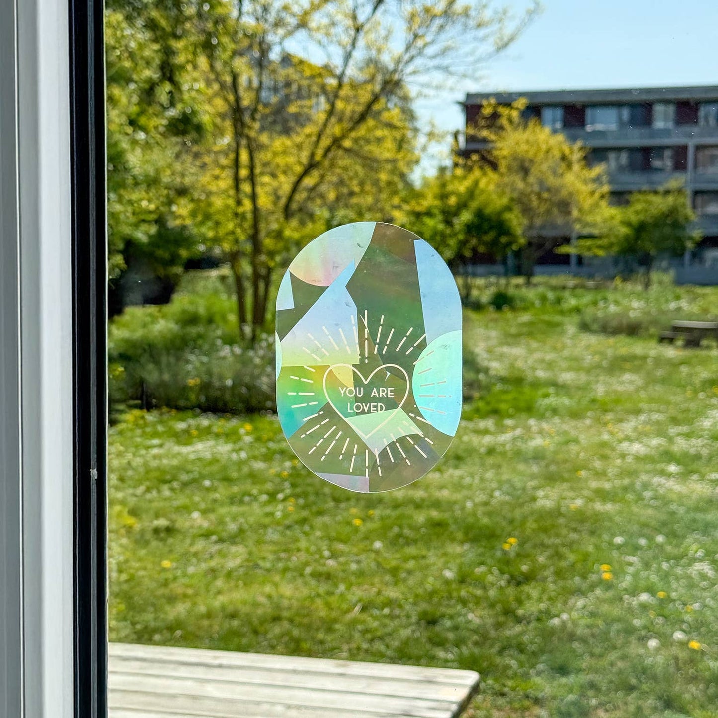 Regenboog Raamsticket – Je bent geliefd