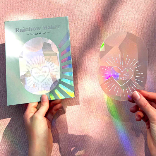 Regenboog Raamsticket – Je bent geliefd