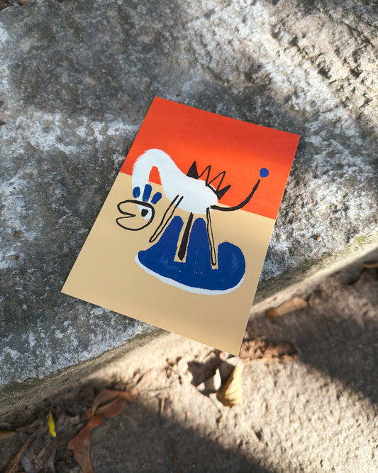 Kaart Happy Monster - Anka Pelgrom