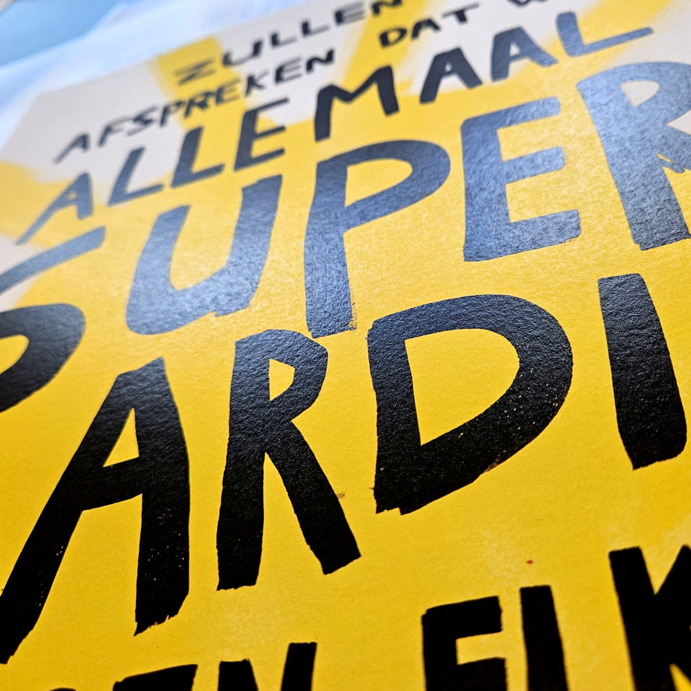 Aardig doen - poster
